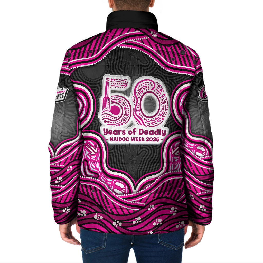 Sydney Sixers NAIDOC Week 2026 Padded Jacket Aboriginal Indigenous - 50 Years of Deadly