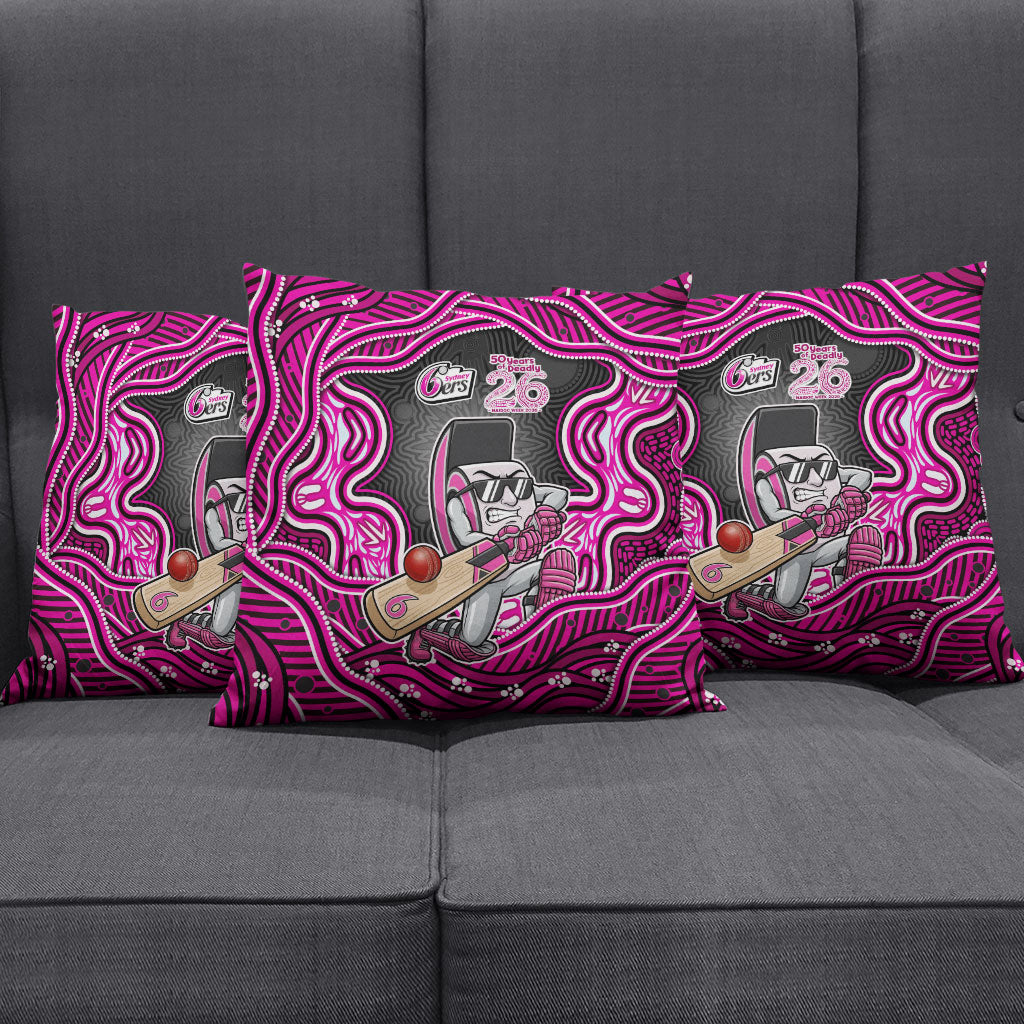 Sydney Sixers NAIDOC Week 2026 Pillow Cover Aboriginal Indigenous - 50 Years of Deadly