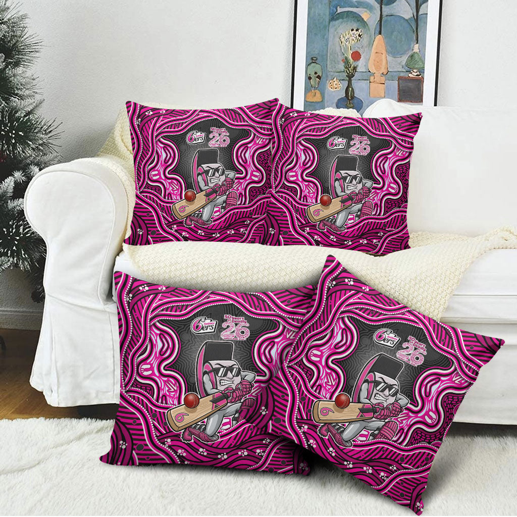 Sydney Sixers NAIDOC Week 2026 Pillow Cover Aboriginal Indigenous - 50 Years of Deadly
