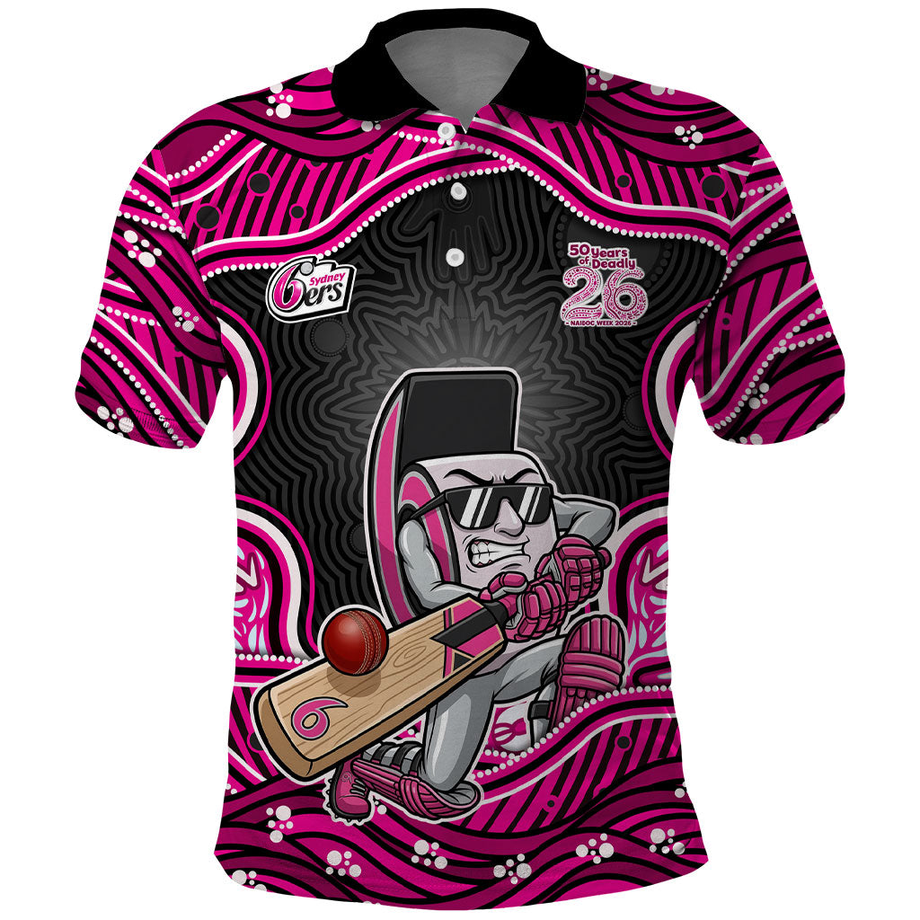 Sydney Sixers NAIDOC Week 2026 Polo Shirt Aboriginal Indigenous - 50 Years of Deadly