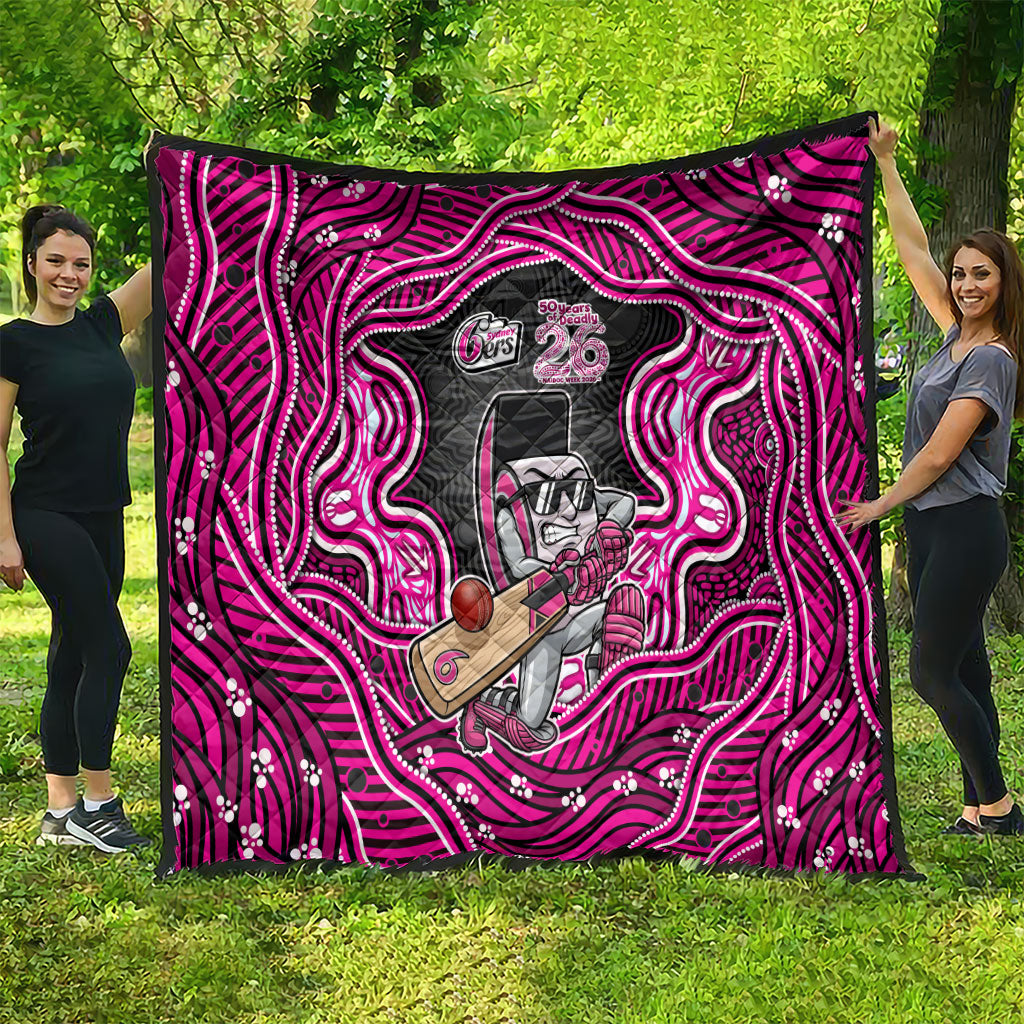 Sydney Sixers NAIDOC Week 2026 Quilt Aboriginal Indigenous - 50 Years of Deadly