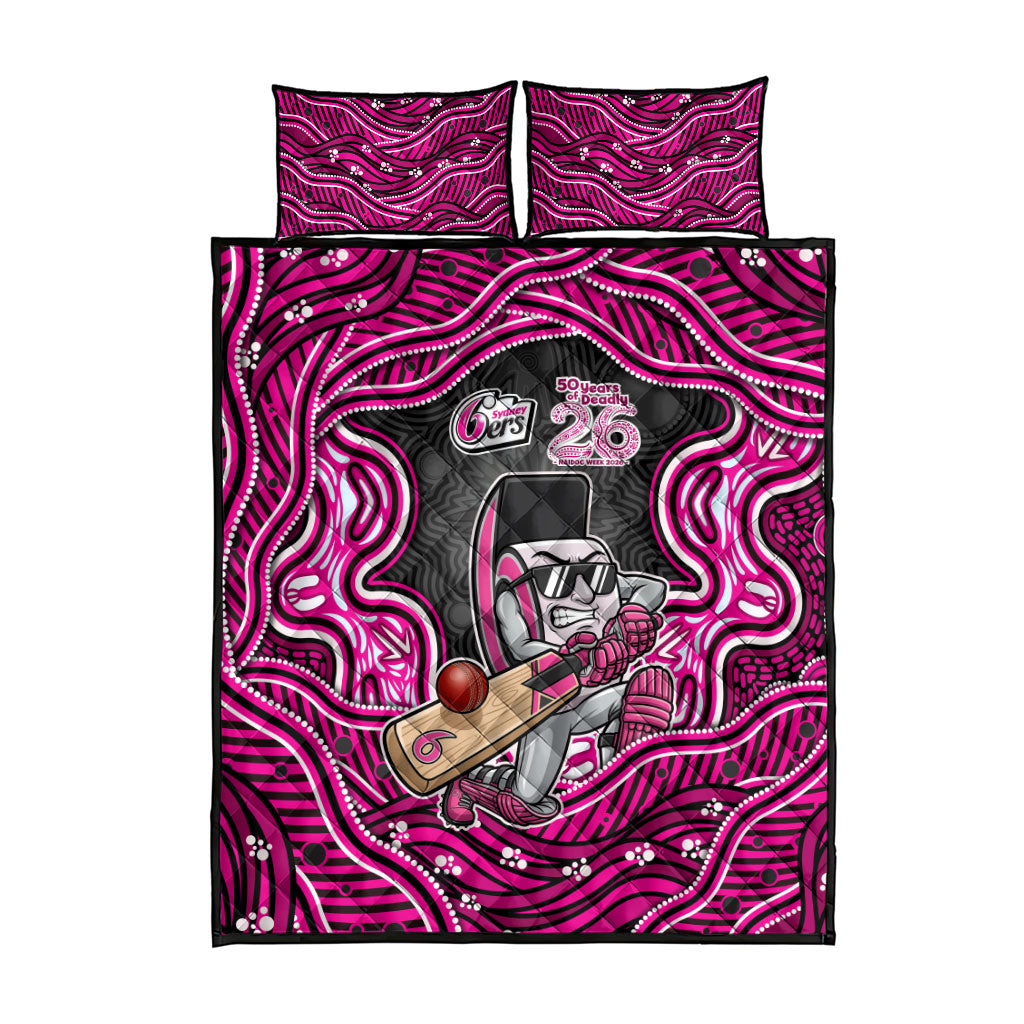 Sydney Sixers NAIDOC Week 2026 Quilt Bed Set Aboriginal Indigenous - 50 Years of Deadly