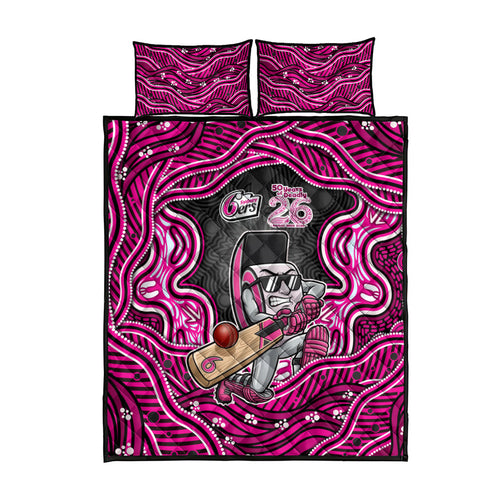Sydney Sixers NAIDOC Week 2026 Quilt Bed Set Aboriginal Indigenous - 50 Years of Deadly
