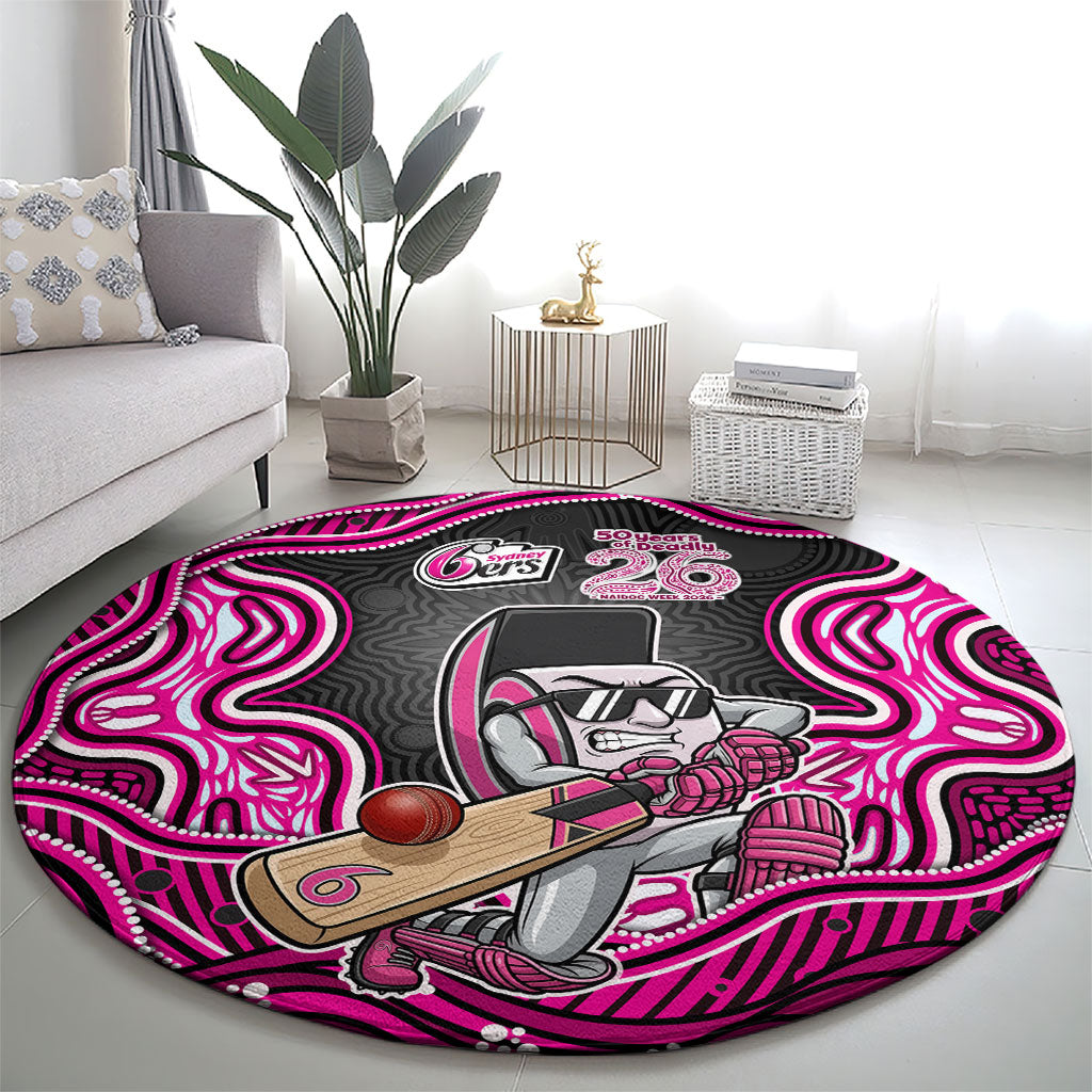 Sydney Sixers NAIDOC Week 2026 Round Carpet Aboriginal Indigenous - 50 Years of Deadly