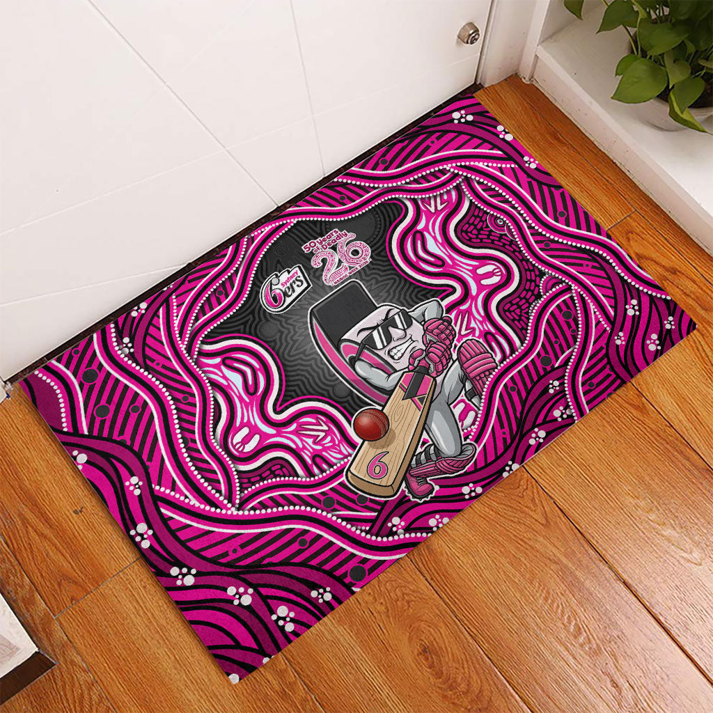 Sydney Sixers NAIDOC Week 2026 Rubber Doormat Aboriginal Indigenous - 50 Years of Deadly