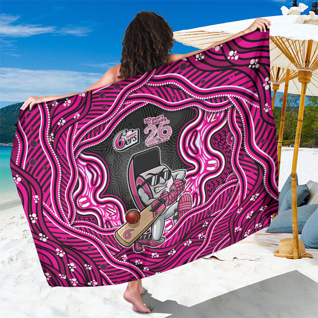 Sydney Sixers NAIDOC Week 2026 Sarong Aboriginal Indigenous - 50 Years of Deadly