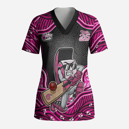 Sydney Sixers NAIDOC Week 2026 Scrub Top Aboriginal Indigenous - 50 Years of Deadly