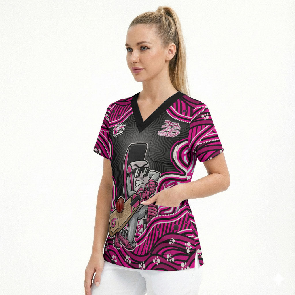 Sydney Sixers NAIDOC Week 2026 Scrub Top Aboriginal Indigenous - 50 Years of Deadly