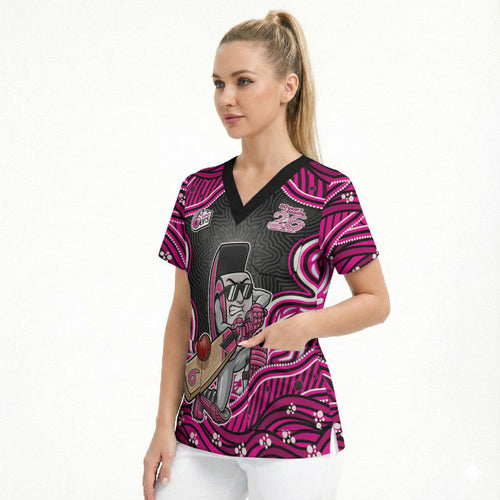 Sydney Sixers NAIDOC Week 2026 Scrub Top Aboriginal Indigenous - 50 Years of Deadly