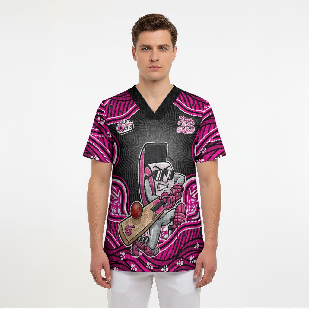Sydney Sixers NAIDOC Week 2026 Scrub Top Aboriginal Indigenous - 50 Years of Deadly