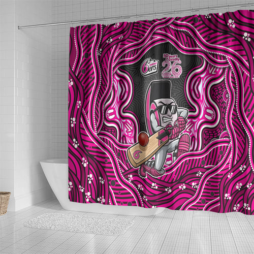 Sydney Sixers NAIDOC Week 2026 Shower Curtain Aboriginal Indigenous - 50 Years of Deadly