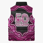 Sydney Sixers NAIDOC Week 2026 Sleeveless Puffer Jacket Aboriginal Indigenous - 50 Years of Deadly