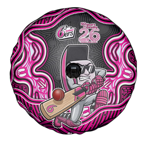 Sydney Sixers NAIDOC Week 2026 Spare Tire Cover Aboriginal Indigenous - 50 Years of Deadly