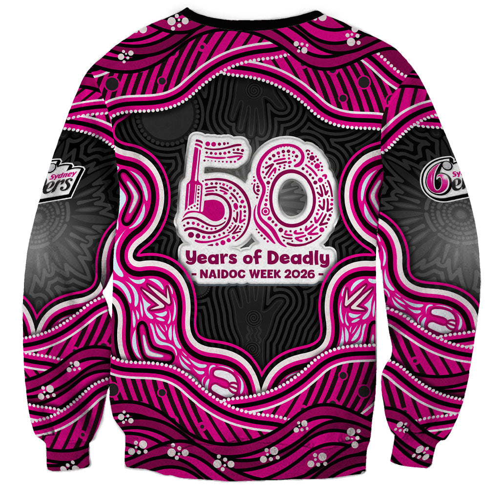 Sydney Sixers NAIDOC Week 2026 Sweatshirt Aboriginal Indigenous - 50 Years of Deadly