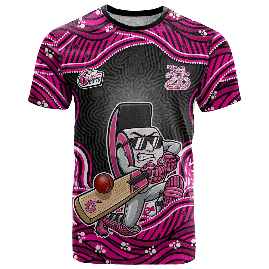 Sydney Sixers NAIDOC Week 2026 T Shirt Aboriginal Indigenous - 50 Years of Deadly