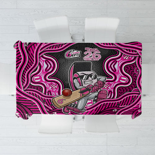 Sydney Sixers NAIDOC Week 2026 Tablecloth Aboriginal Indigenous - 50 Years of Deadly