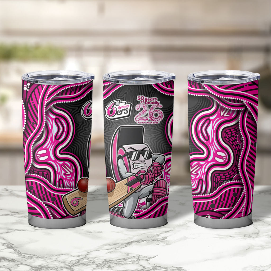 Sydney Sixers NAIDOC Week 2026 Tumbler Cup Aboriginal Indigenous - 50 Years of Deadly