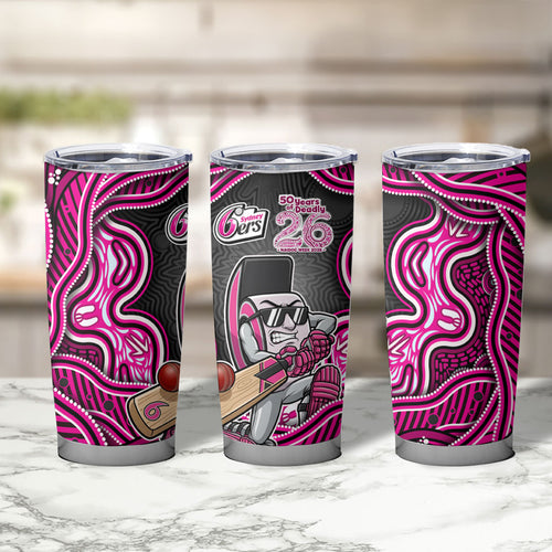 Sydney Sixers NAIDOC Week 2026 Tumbler Cup Aboriginal Indigenous - 50 Years of Deadly
