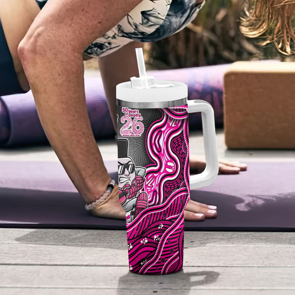 Sydney Sixers NAIDOC Week 2026 Tumbler With Handle Aboriginal Indigenous - 50 Years of Deadly
