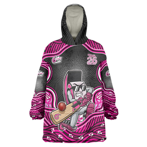 Sydney Sixers NAIDOC Week 2026 Wearable Blanket Hoodie Aboriginal Indigenous - 50 Years of Deadly