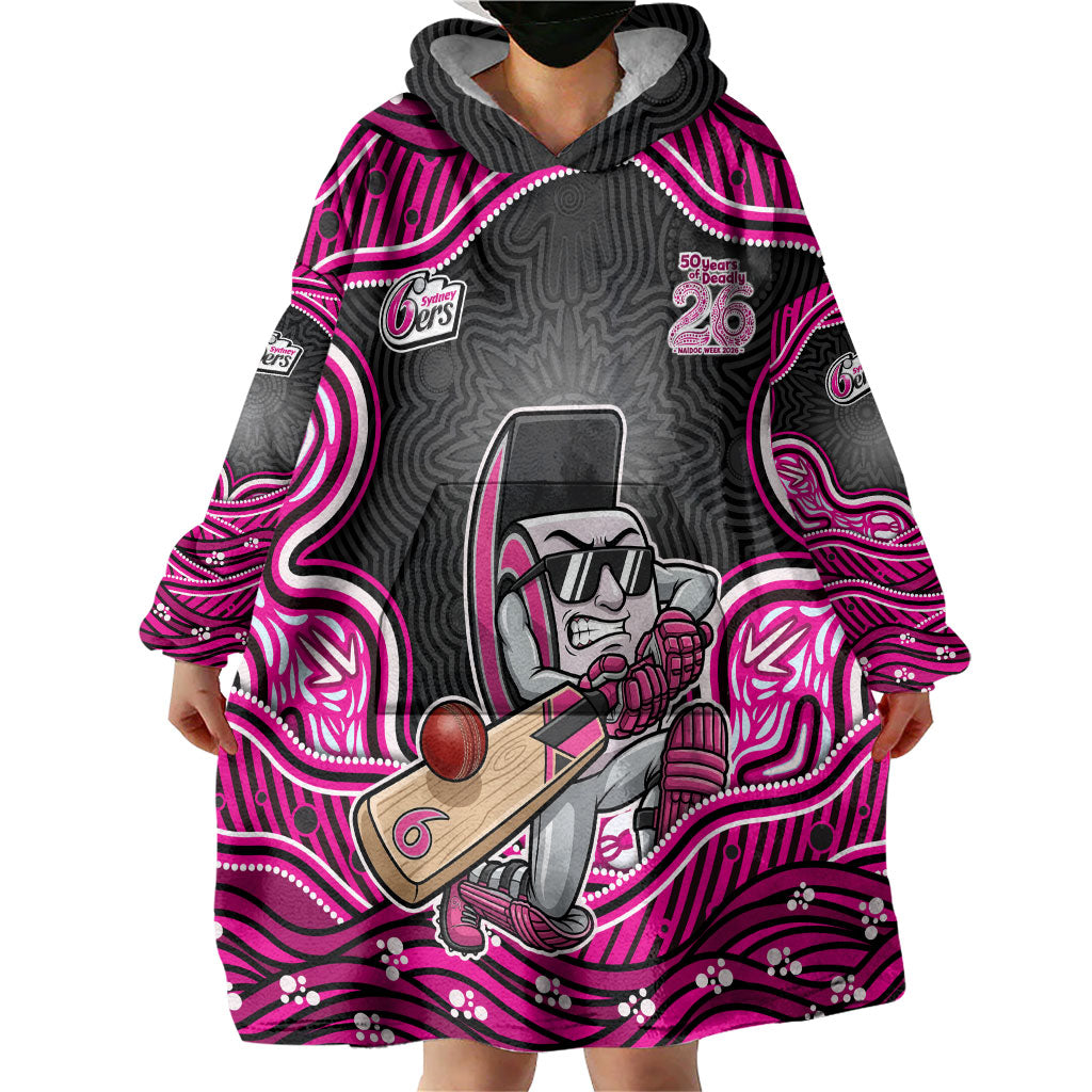 Sydney Sixers NAIDOC Week 2026 Wearable Blanket Hoodie Aboriginal Indigenous - 50 Years of Deadly