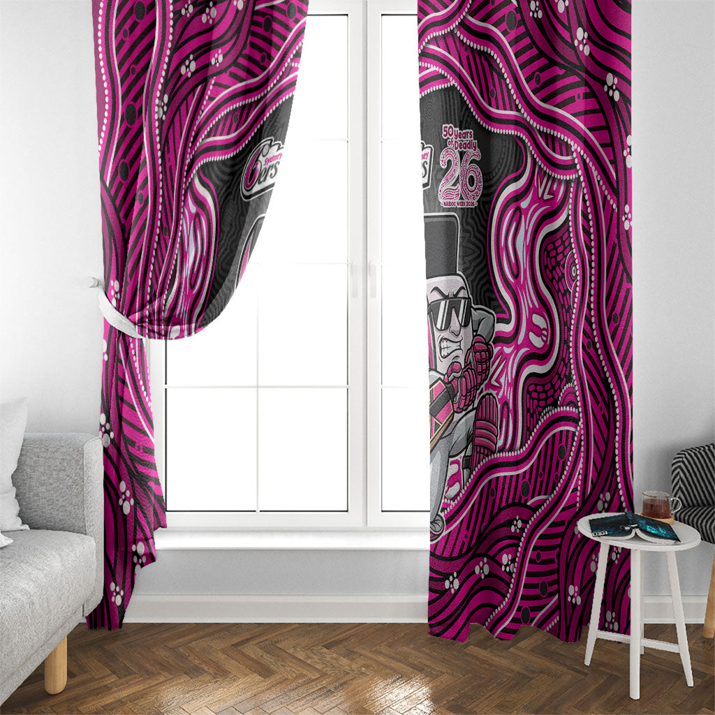 Sydney Sixers NAIDOC Week 2026 Window Curtain Aboriginal Indigenous - 50 Years of Deadly