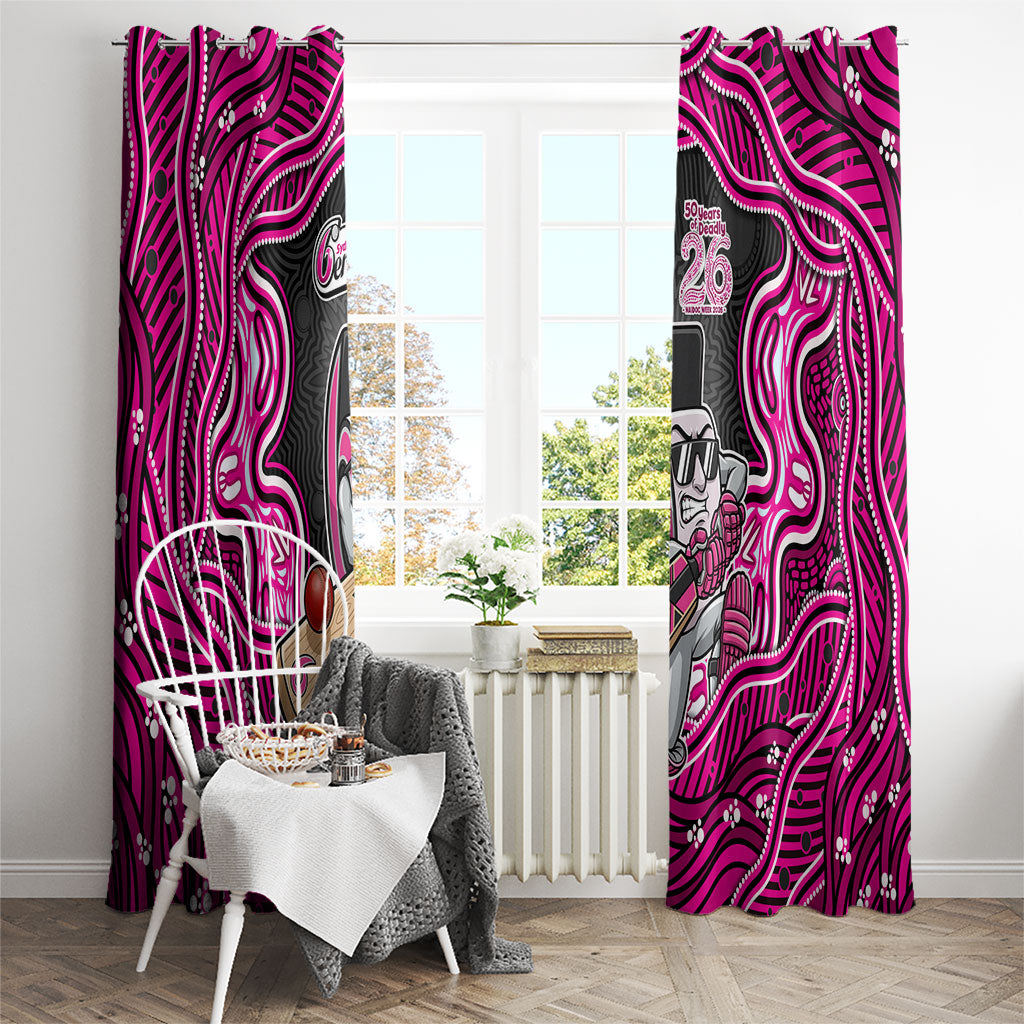 Sydney Sixers NAIDOC Week 2026 Window Curtain Aboriginal Indigenous - 50 Years of Deadly