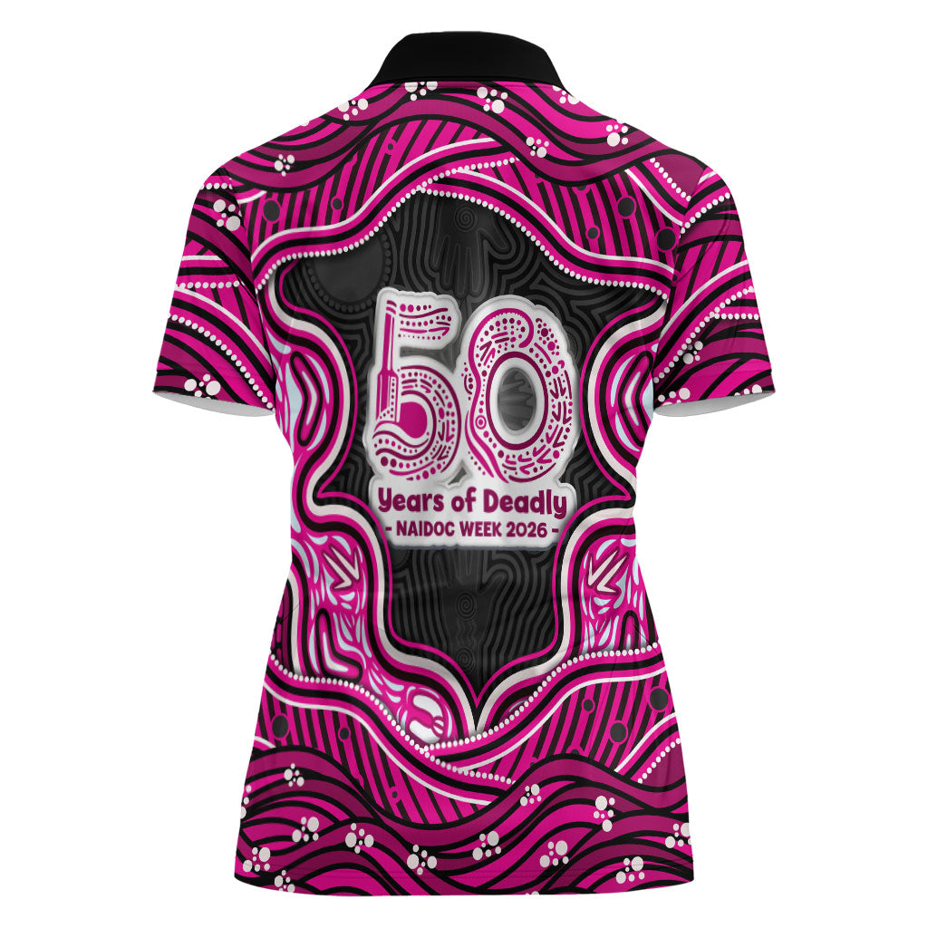 Sydney Sixers NAIDOC Week 2026 Women Polo Shirt Aboriginal Indigenous - 50 Years of Deadly