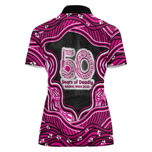 Sydney Sixers NAIDOC Week 2026 Women Polo Shirt Aboriginal Indigenous - 50 Years of Deadly