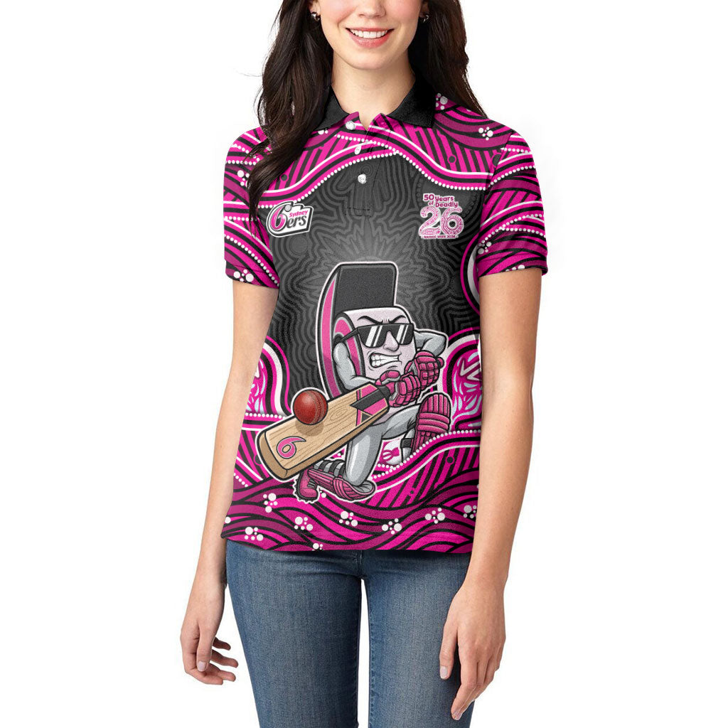 Sydney Sixers NAIDOC Week 2026 Women Polo Shirt Aboriginal Indigenous - 50 Years of Deadly