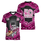 Sydney Sixers NAIDOC Week 2026 Women V-Neck T-Shirt Aboriginal Indigenous - 50 Years of Deadly