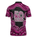 Sydney Sixers NAIDOC Week 2026 Zipper Polo Shirt Aboriginal Indigenous - 50 Years of Deadly