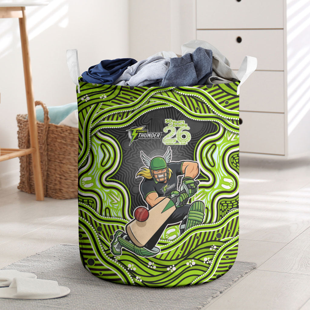 Sydney Thunder NAIDOC Week 2026 Laundry Basket Aboriginal Indigenous - 50 Years of Deadly