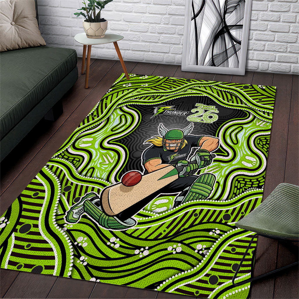 Sydney Thunder NAIDOC Week 2026 Area Rug Aboriginal Indigenous - 50 Years of Deadly