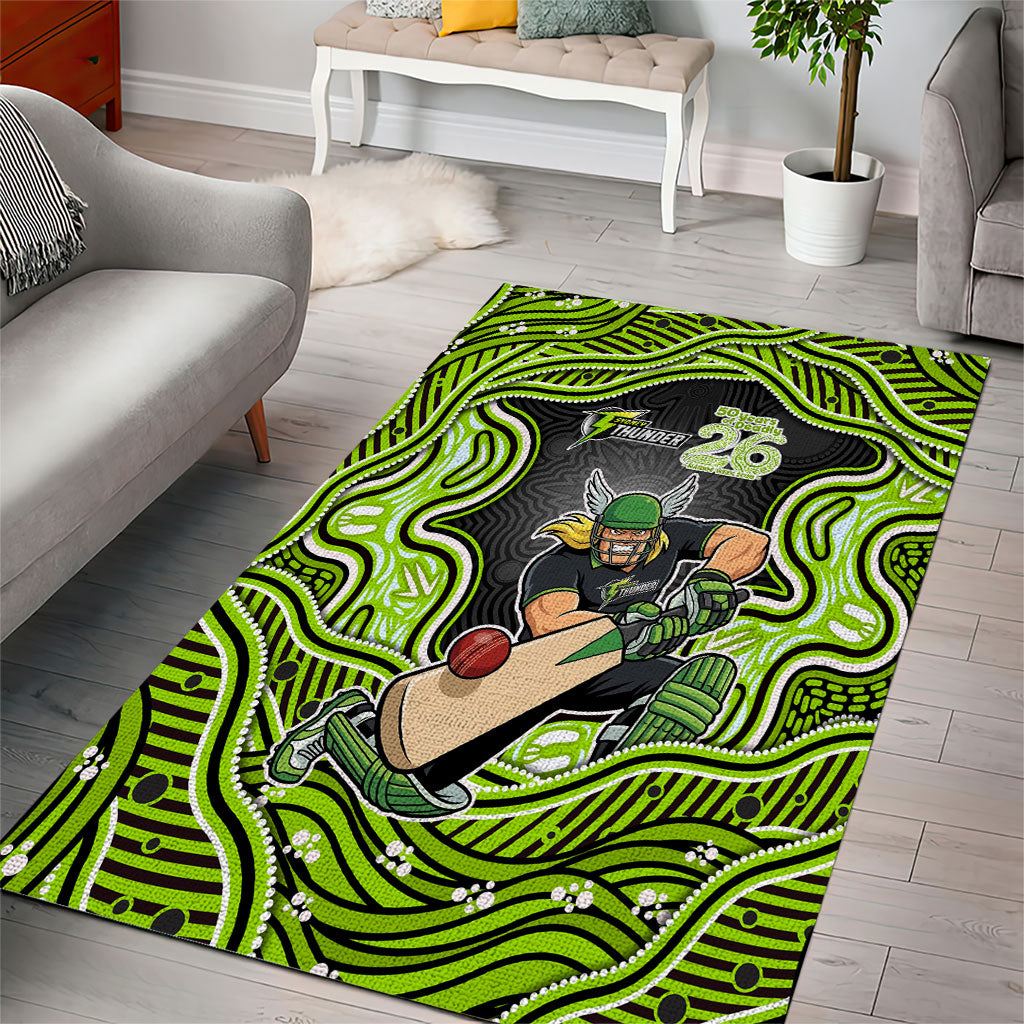 Sydney Thunder NAIDOC Week 2026 Area Rug Aboriginal Indigenous - 50 Years of Deadly