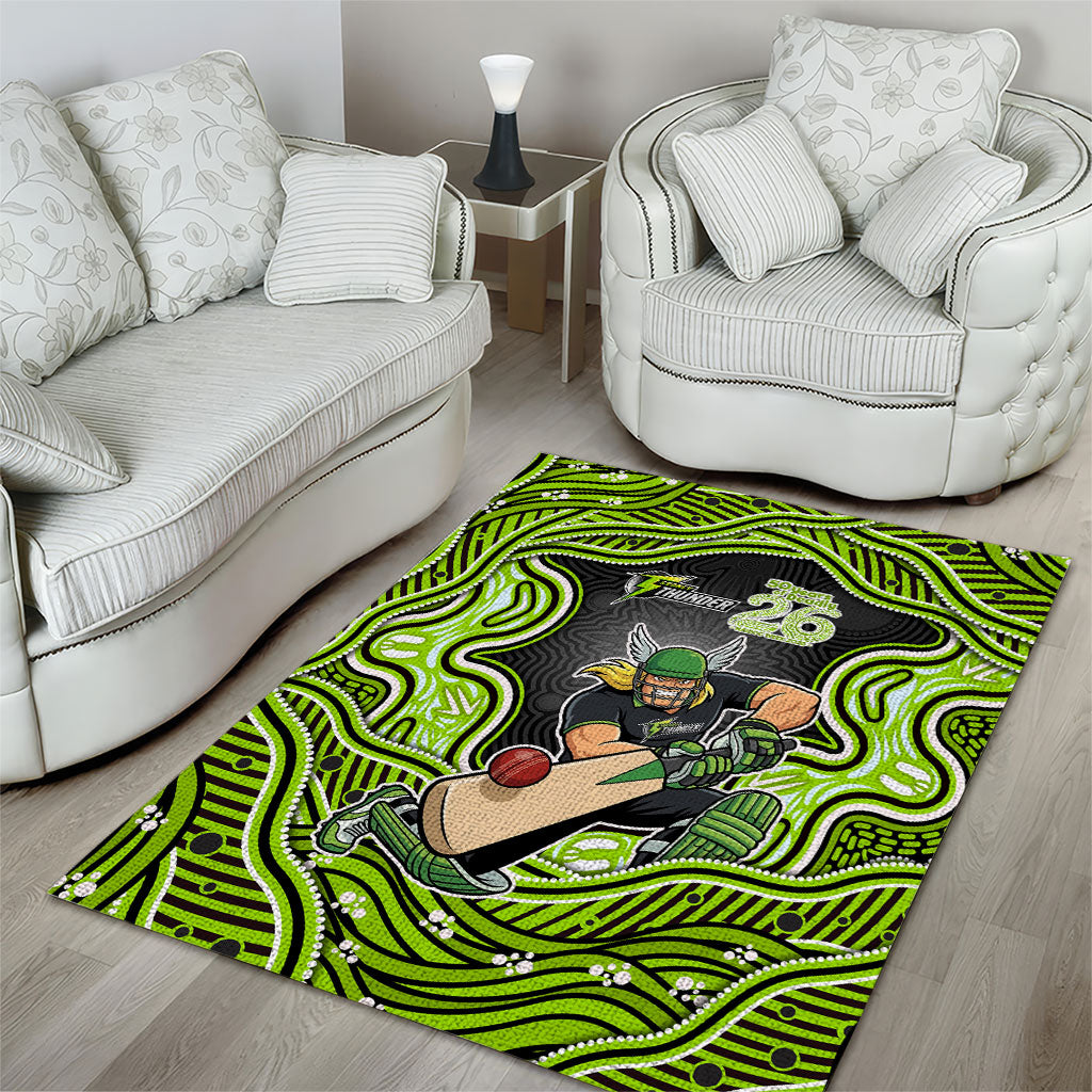 Sydney Thunder NAIDOC Week 2026 Area Rug Aboriginal Indigenous - 50 Years of Deadly