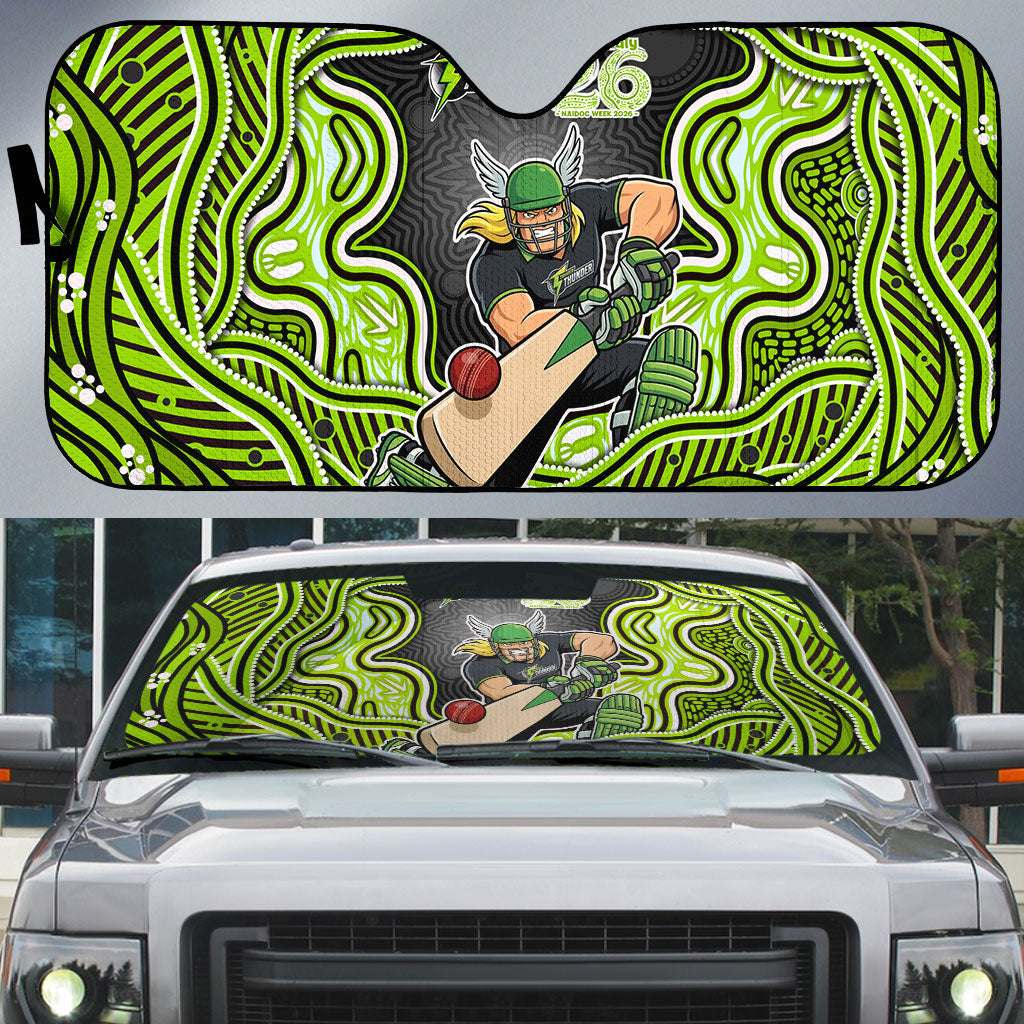 Sydney Thunder NAIDOC Week 2026 Auto Sun Shade Aboriginal Indigenous - 50 Years of Deadly