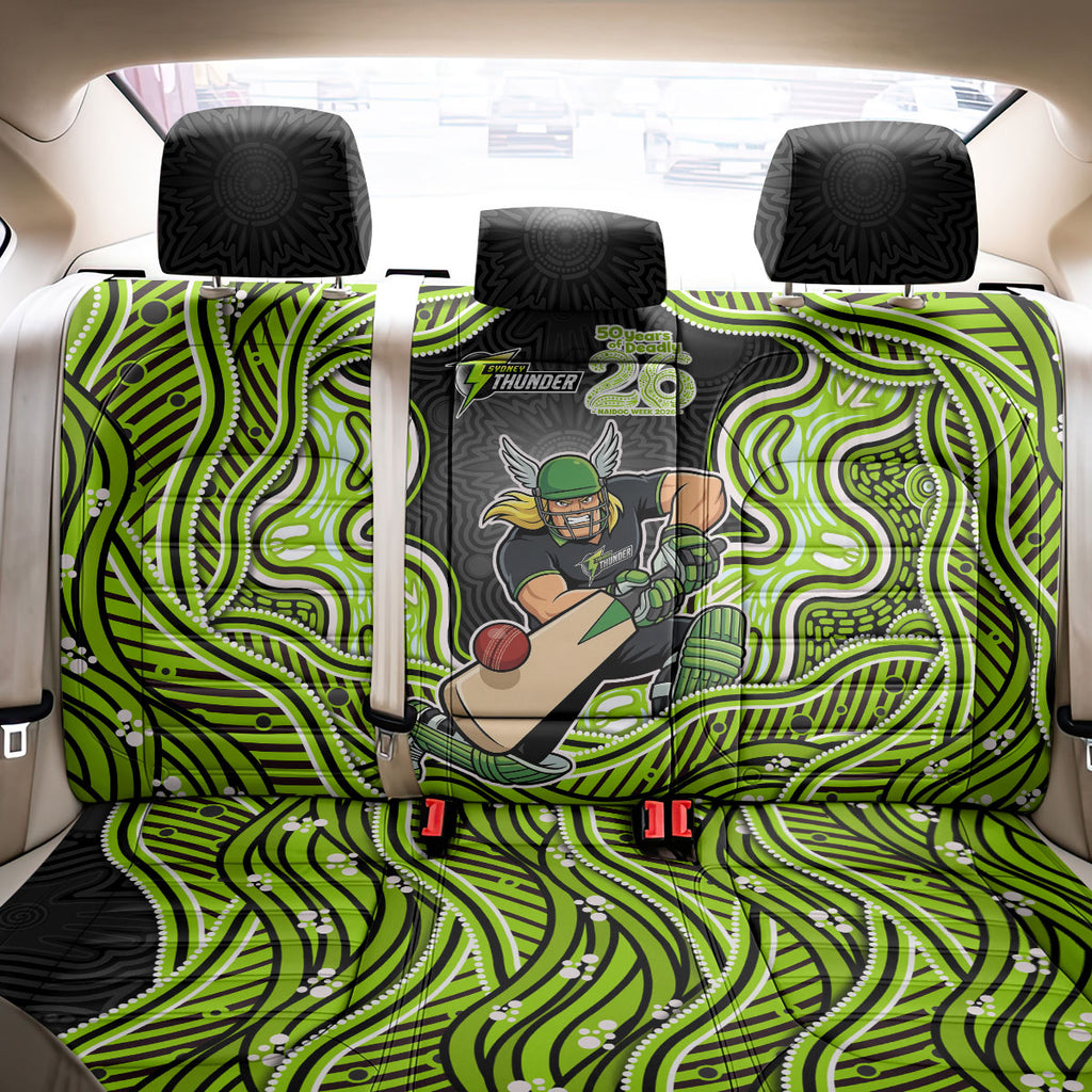 Sydney Thunder NAIDOC Week 2026 Back Car Seat Cover Aboriginal Indigenous - 50 Years of Deadly