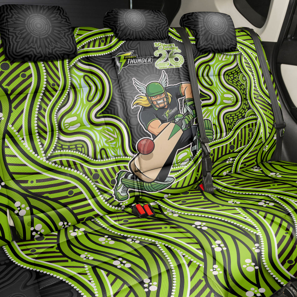 Sydney Thunder NAIDOC Week 2026 Back Car Seat Cover Aboriginal Indigenous - 50 Years of Deadly