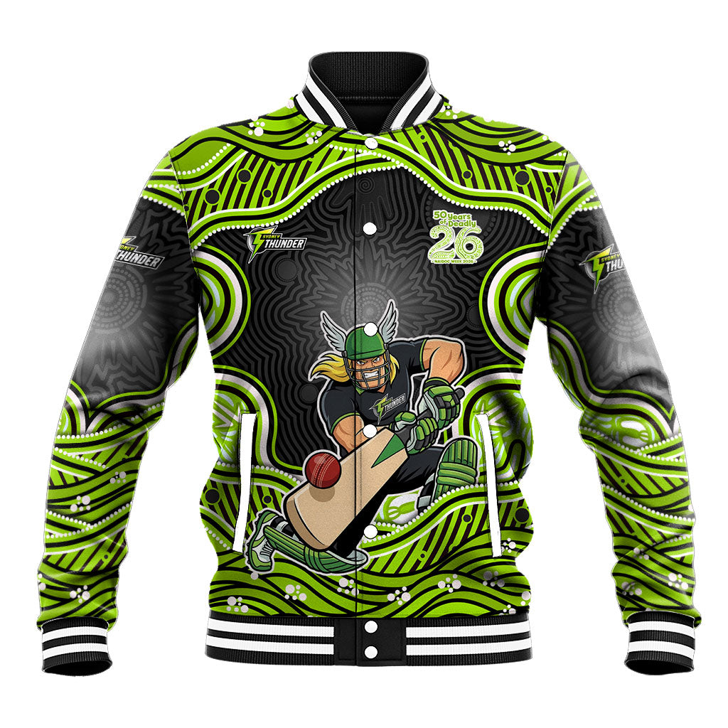 Sydney Thunder NAIDOC Week 2026 Baseball Jacket Aboriginal Indigenous - 50 Years of Deadly