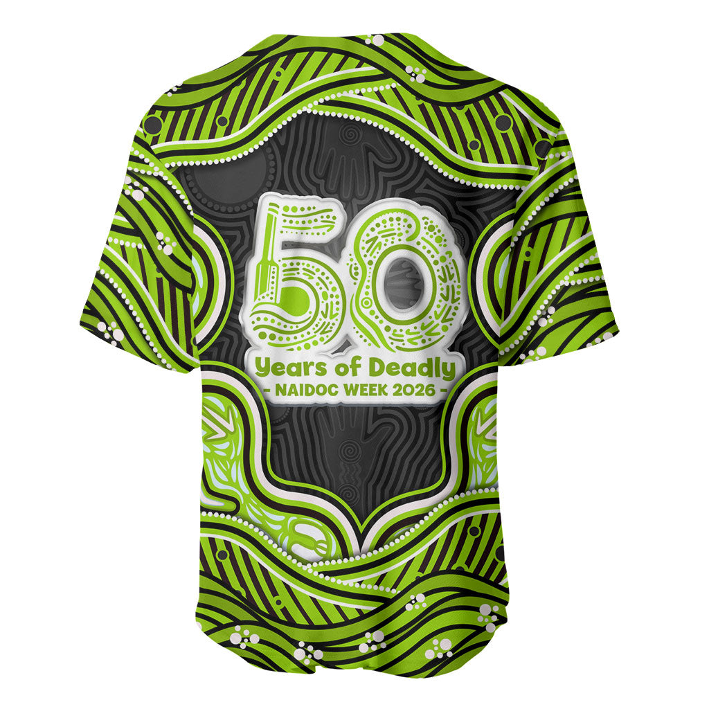 Sydney Thunder NAIDOC Week 2026 Baseball Jersey Aboriginal Indigenous - 50 Years of Deadly