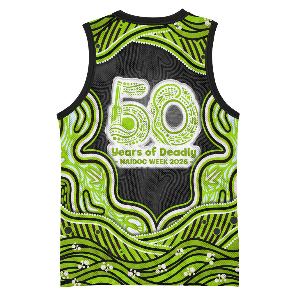 Sydney Thunder NAIDOC Week 2026 Basketball Jersey Aboriginal Indigenous - 50 Years of Deadly