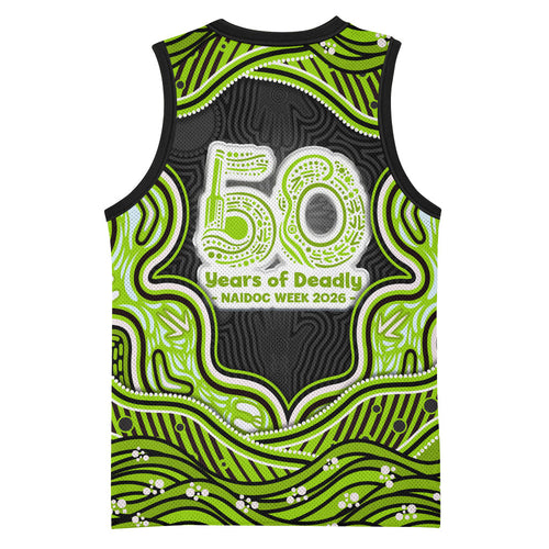 Sydney Thunder NAIDOC Week 2026 Basketball Jersey Aboriginal Indigenous - 50 Years of Deadly