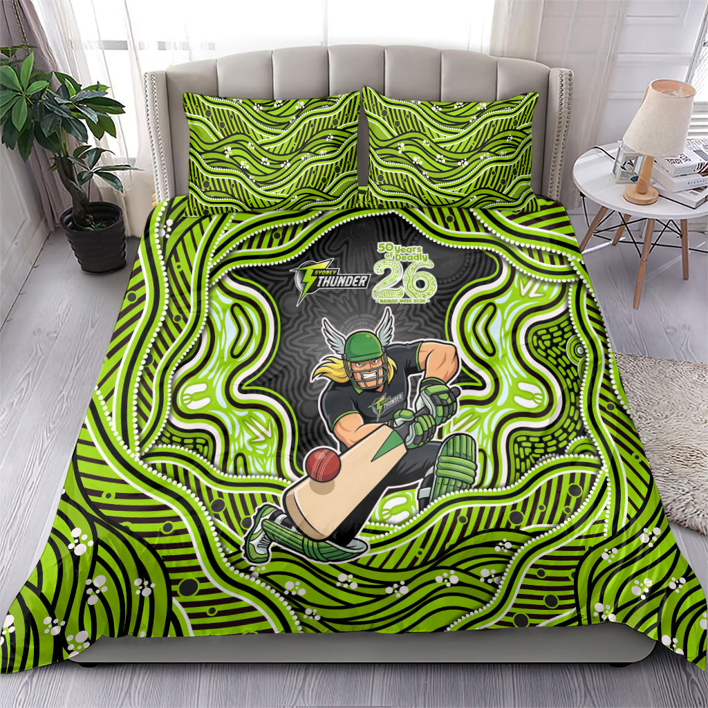 Sydney Thunder NAIDOC Week 2026 Bedding Set Aboriginal Indigenous - 50 Years of Deadly