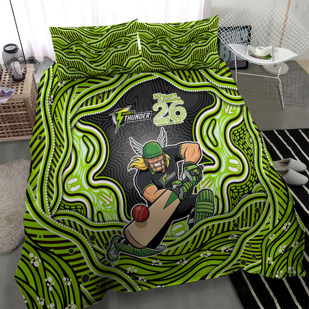 Sydney Thunder NAIDOC Week 2026 Bedding Set Aboriginal Indigenous - 50 Years of Deadly