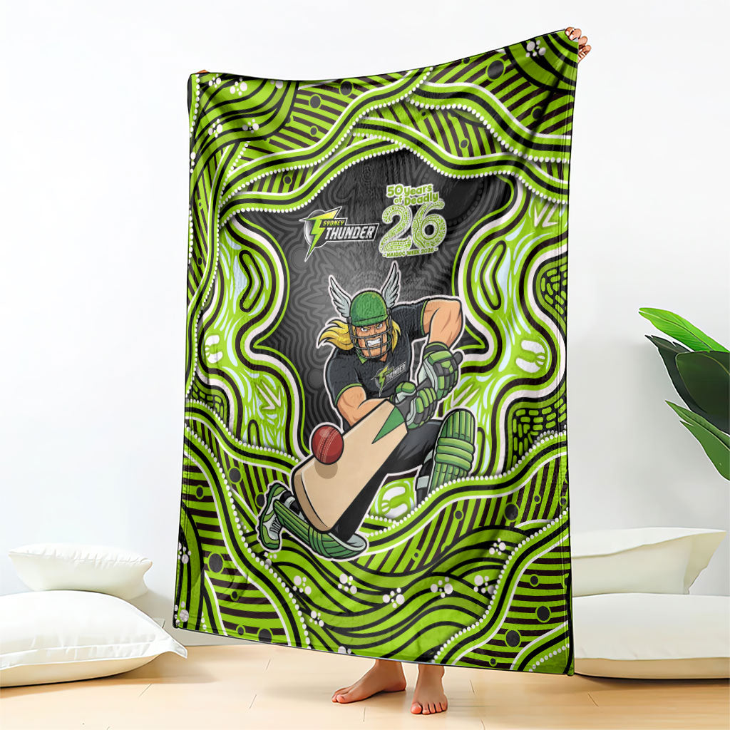Sydney Thunder NAIDOC Week 2026 Blanket Aboriginal Indigenous - 50 Years of Deadly