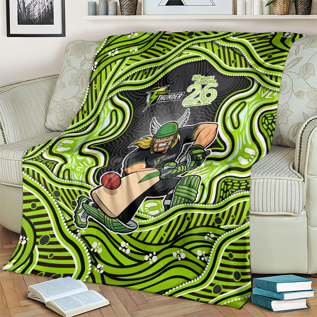 Sydney Thunder NAIDOC Week 2026 Blanket Aboriginal Indigenous - 50 Years of Deadly