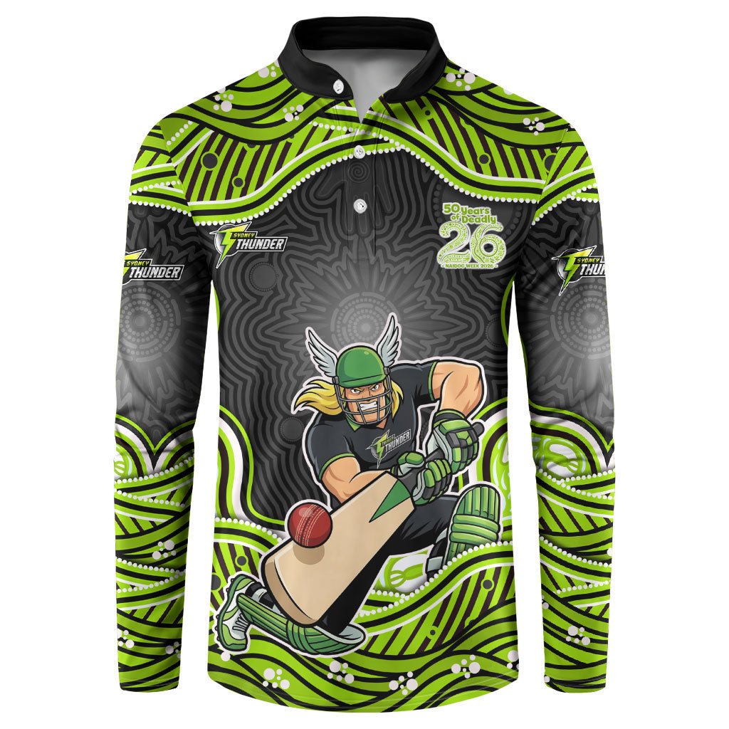 Sydney Thunder NAIDOC Week 2026 Button Sweatshirt Aboriginal Indigenous - 50 Years of Deadly