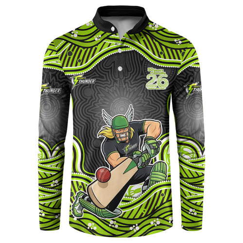 Sydney Thunder NAIDOC Week 2026 Button Sweatshirt Aboriginal Indigenous - 50 Years of Deadly