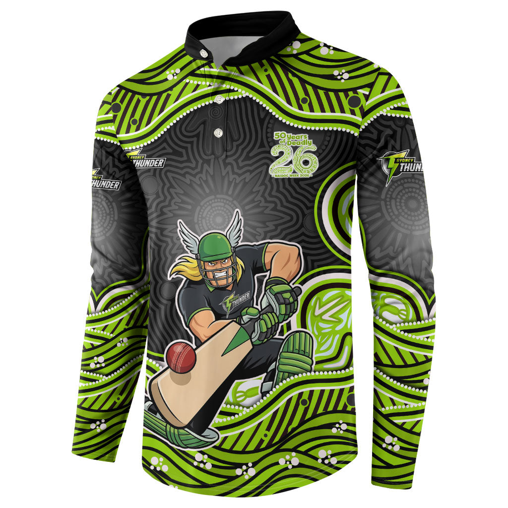 Sydney Thunder NAIDOC Week 2026 Button Sweatshirt Aboriginal Indigenous - 50 Years of Deadly